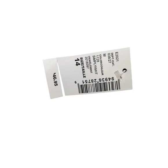 The Children's Place NWT Pink and White Floral Dress Off The Shoulder Size 14 - Picture 5 of 16